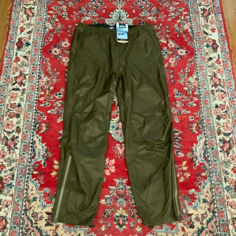 NWT Outdoor Research Helium Rain/Ski Mens Pants Pertex Shield  Sz XL